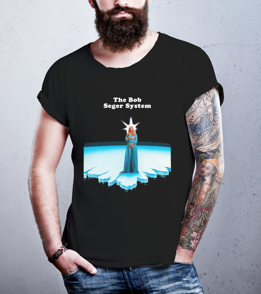 The Bob Seger System Blue Figure Radiant Island T-Shirt