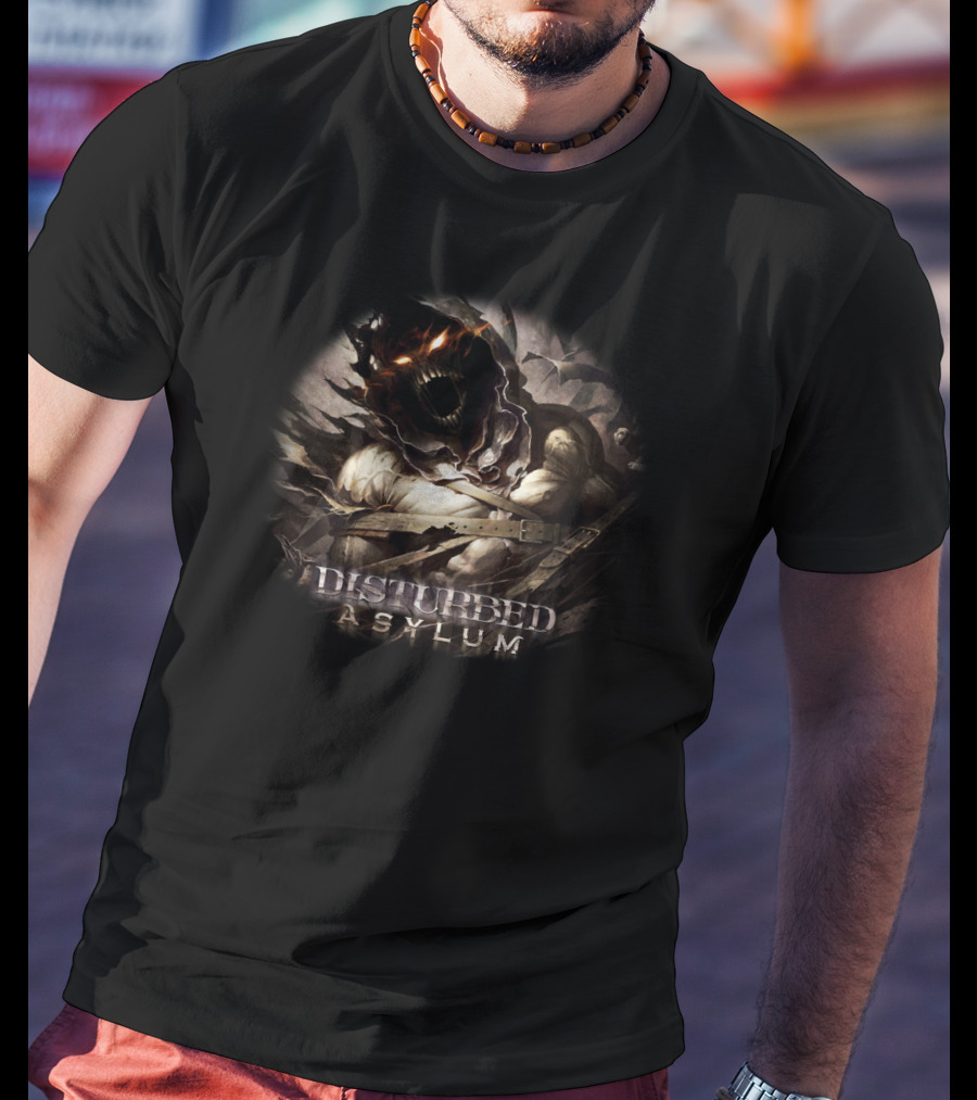 Disturbed Asylum Horror Artwork T-Shirt