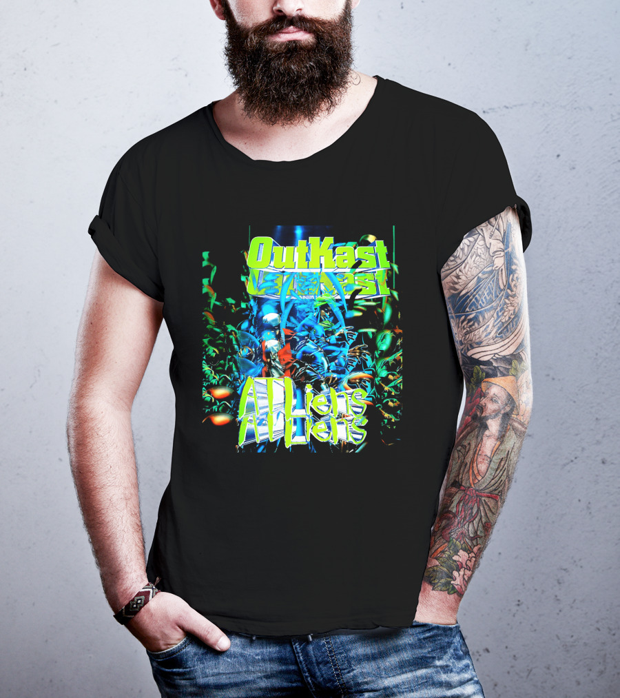 Outkast Atliens Alien Theme T-Shirt