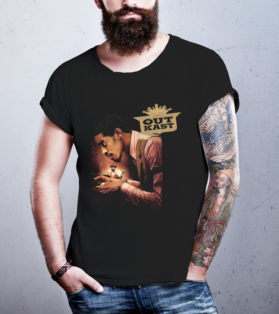 Outkast Classic Album Imagery With Crown T-Shirt