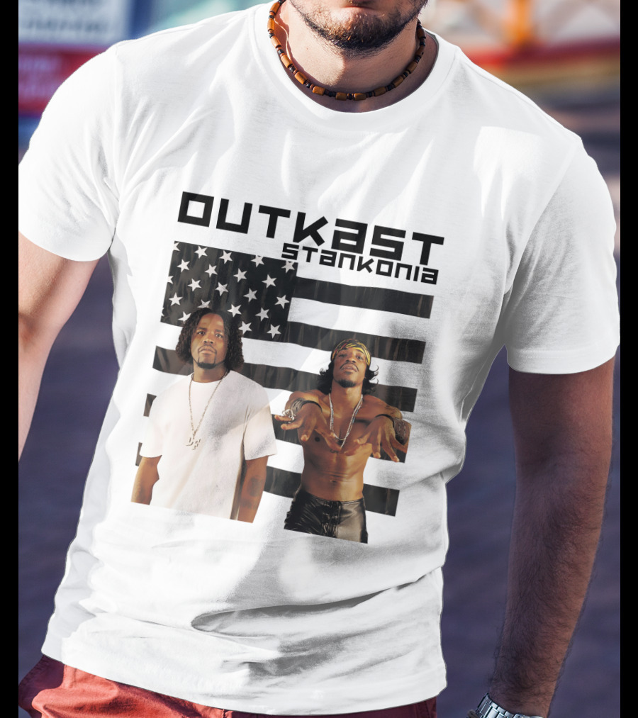 Outkast Stankonia American Flag Photo T-Shirt