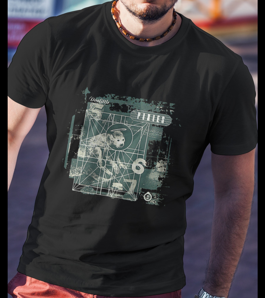 Doolittle Pixies Dog With Grid And Numbers 5 T-Shirt