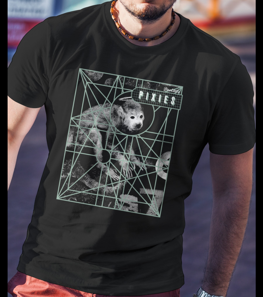 Pixies Geometric Abstract Lines And Circles T-Shirt