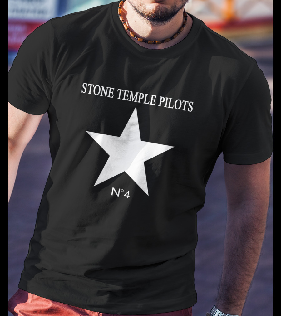Stone Temple Pilots No 4 Star T-Shirt
