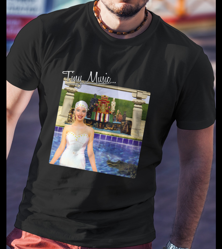 Tiny Music... Spaß Im Schwimmbad Mit Stp Cover Collage T-Shirt