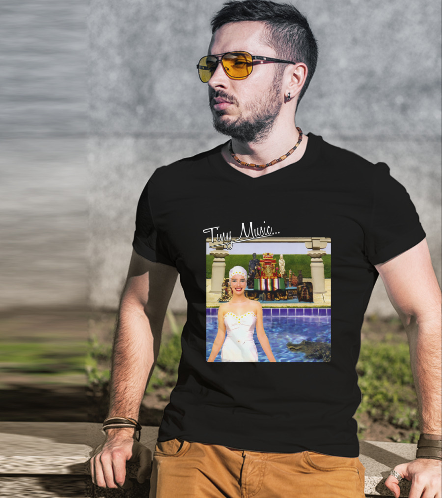 Tiny Music... Spaß Im Schwimmbad Mit Stp Cover Collage T-Shirt