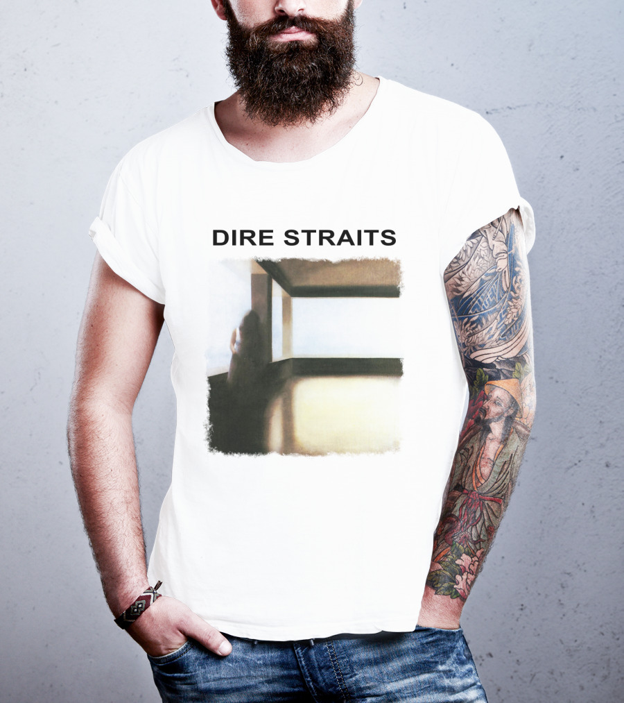 Dire Straits Album Art Minimalist Abstract T-Shirt