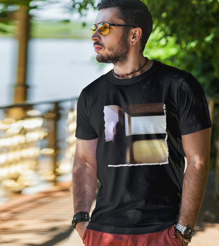 Mysterious Shadow By The Window T-Shirt