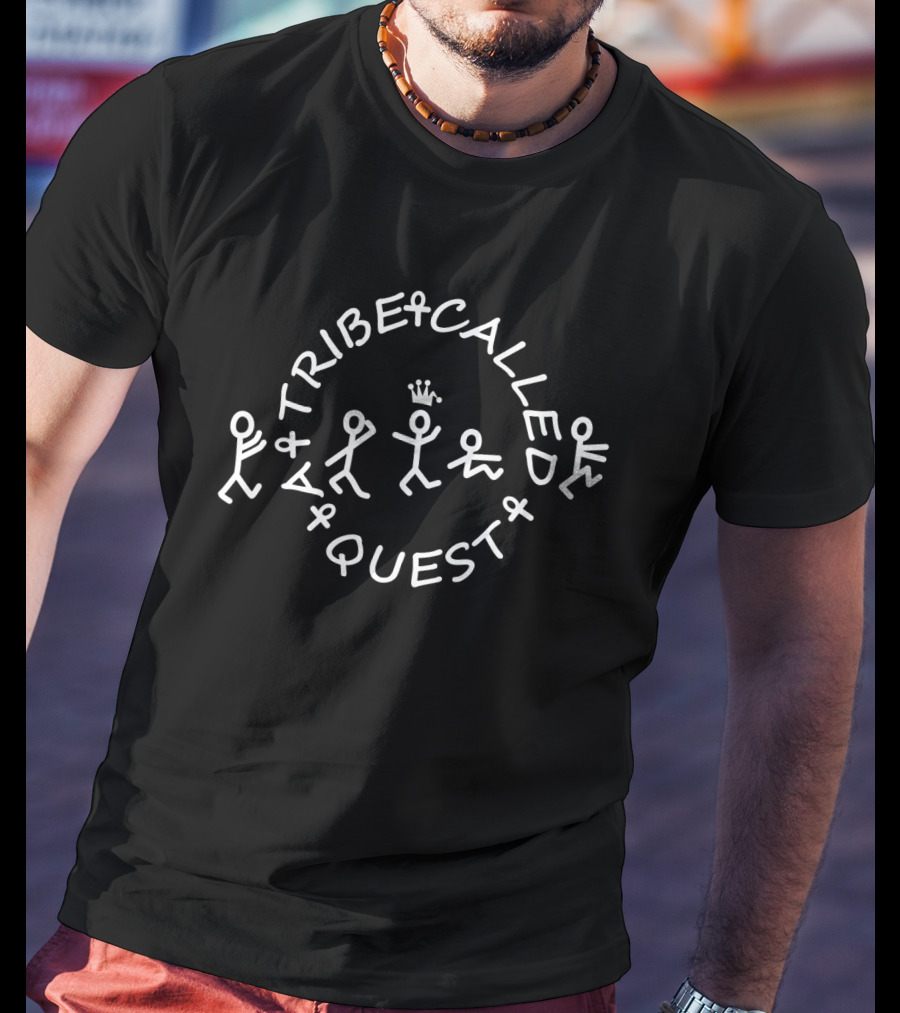 A Tribe Called Quest Stick Figures Crown T-Shirt