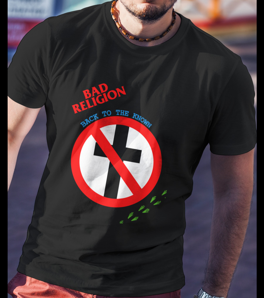 Bad Religion Back To The Known Crossed Out Cross T-Shirt