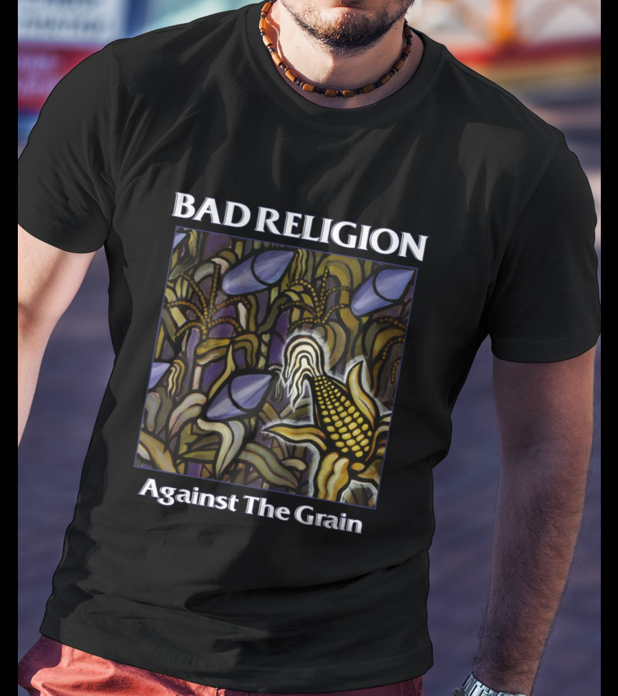Bad Religion Against The Grain Cornfield Art T-Shirt