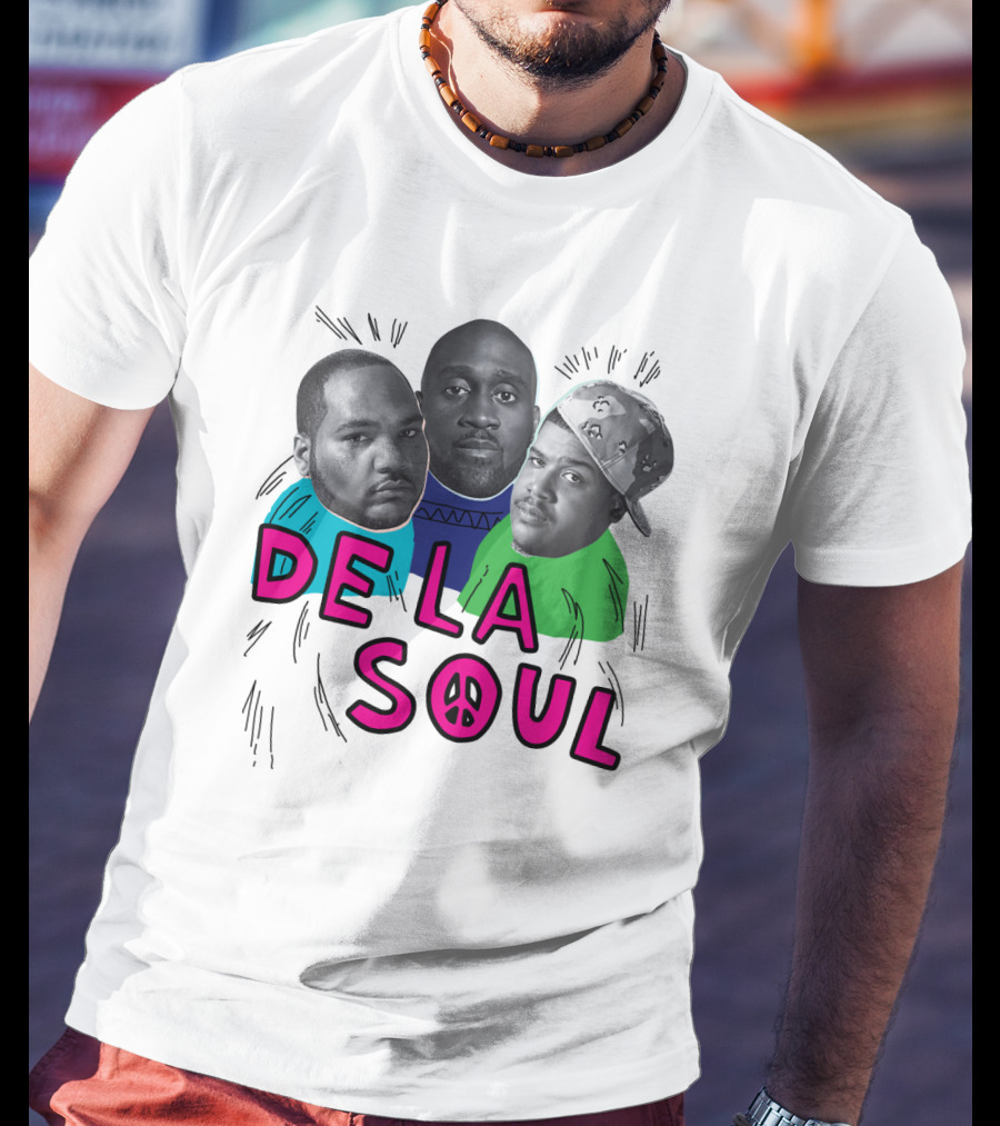 De La Soul Trio Portrait With Peace T-Shirt