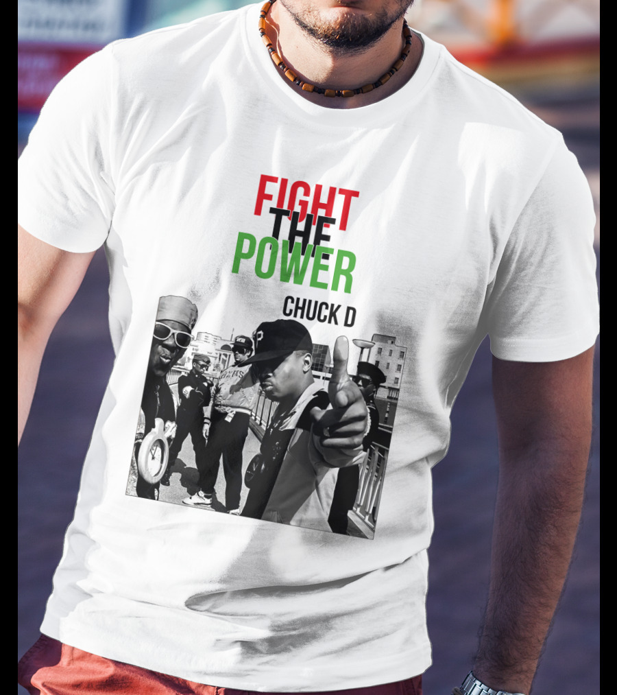 Fight The Power Chuck D T-Shirt