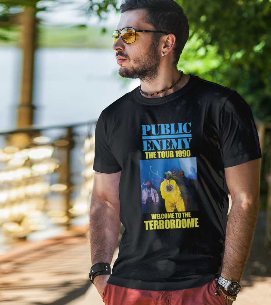 Public Enemy The Tour 1990 Welcome To The Terrordome T-Shirt