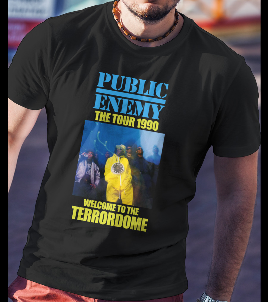 Public Enemy The Tour 1990 Welcome To The Terrordome T-Shirt