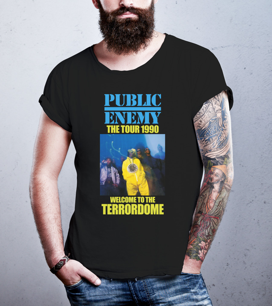 Public Enemy The Tour 1990 Welcome To The Terrordome T-Shirt