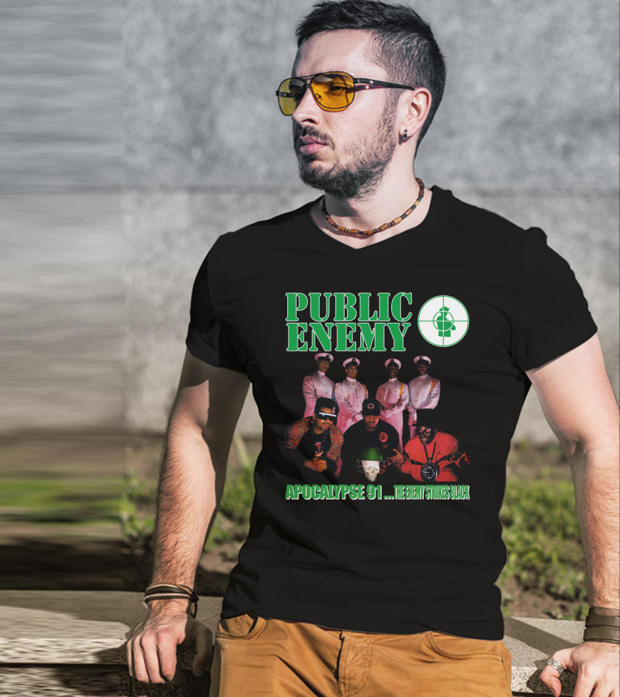 Public Enemy Apocalypse 91 The Enemy Strikes Black T-Shirt