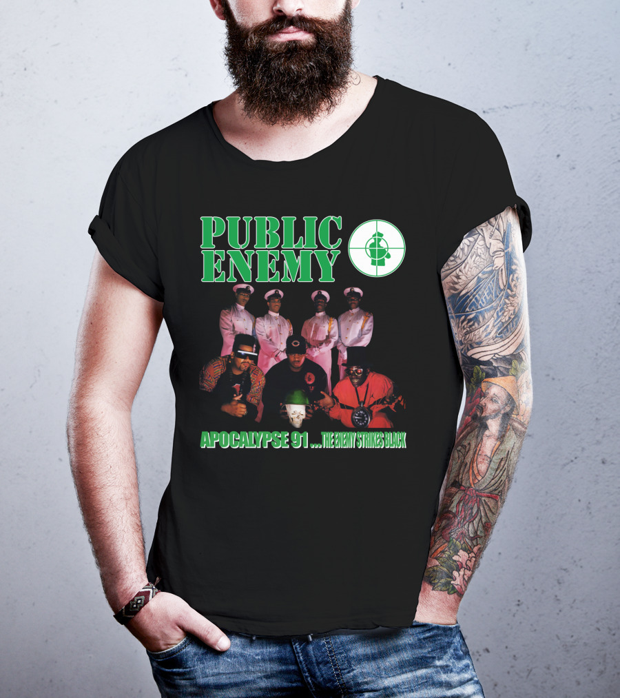Public Enemy Apocalypse 91 The Enemy Strikes Black T-Shirt