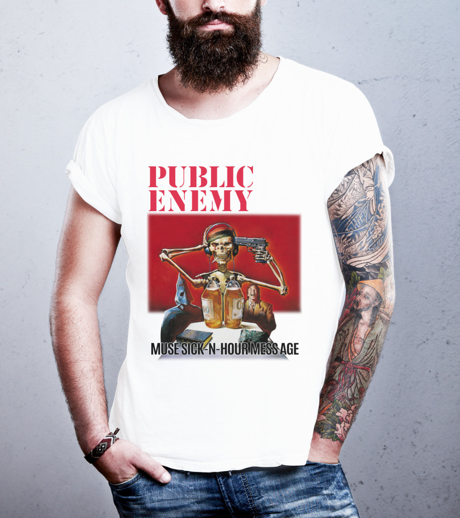 Public Enemy Muse Sick-N-Hour Mess Age T-Shirt