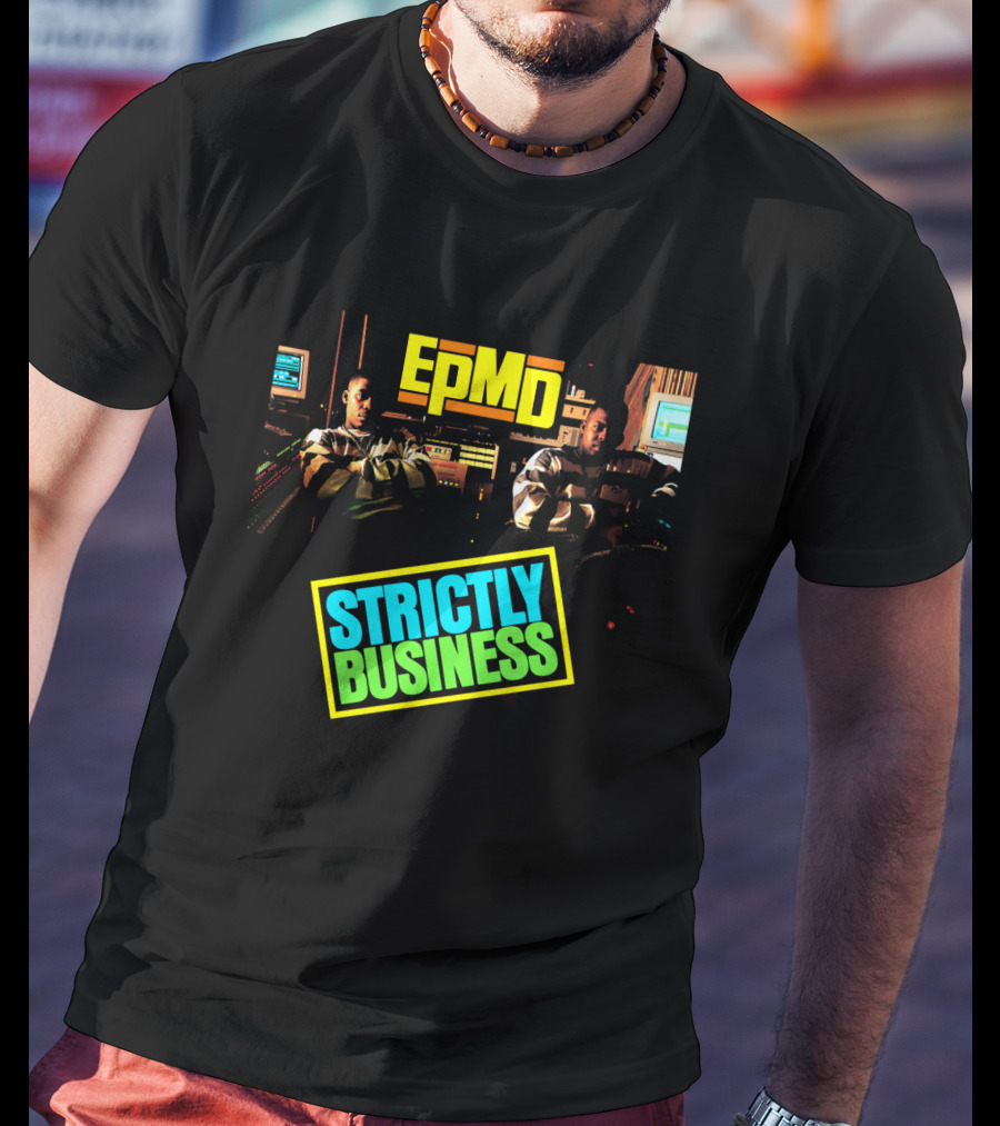 Epmd Strictly Business Album Cover With Studio T-Shirt