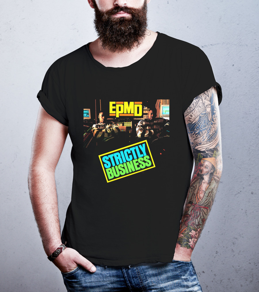 Epmd Strictly Business Album Cover With Studio T-Shirt