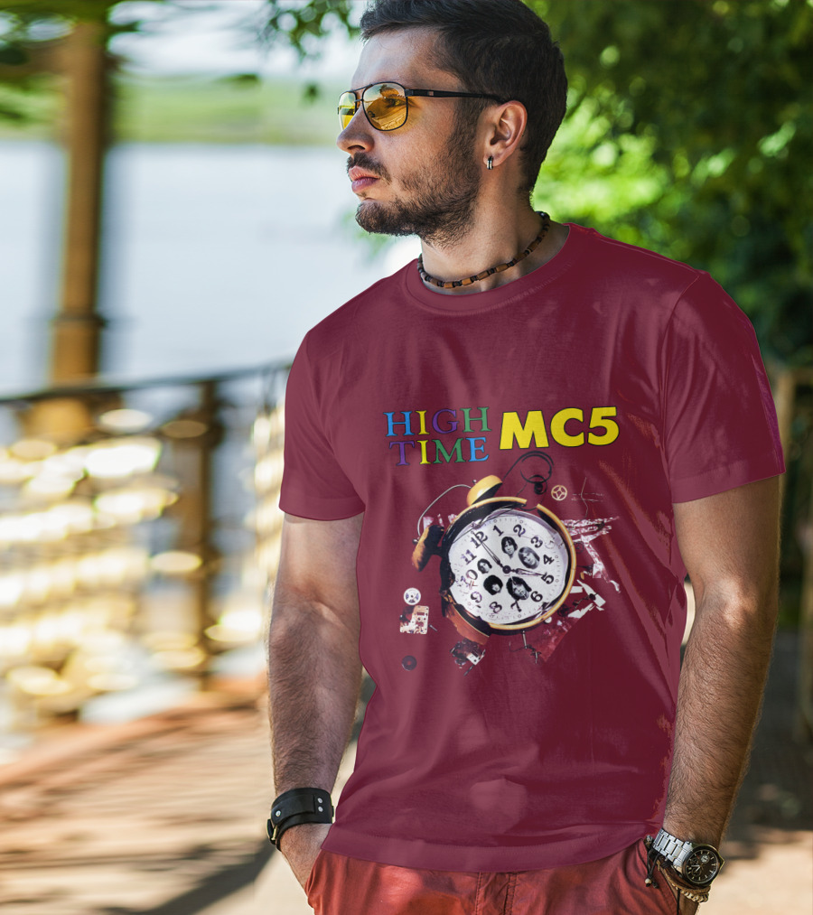 High Time Mc5 Clock T-Shirt