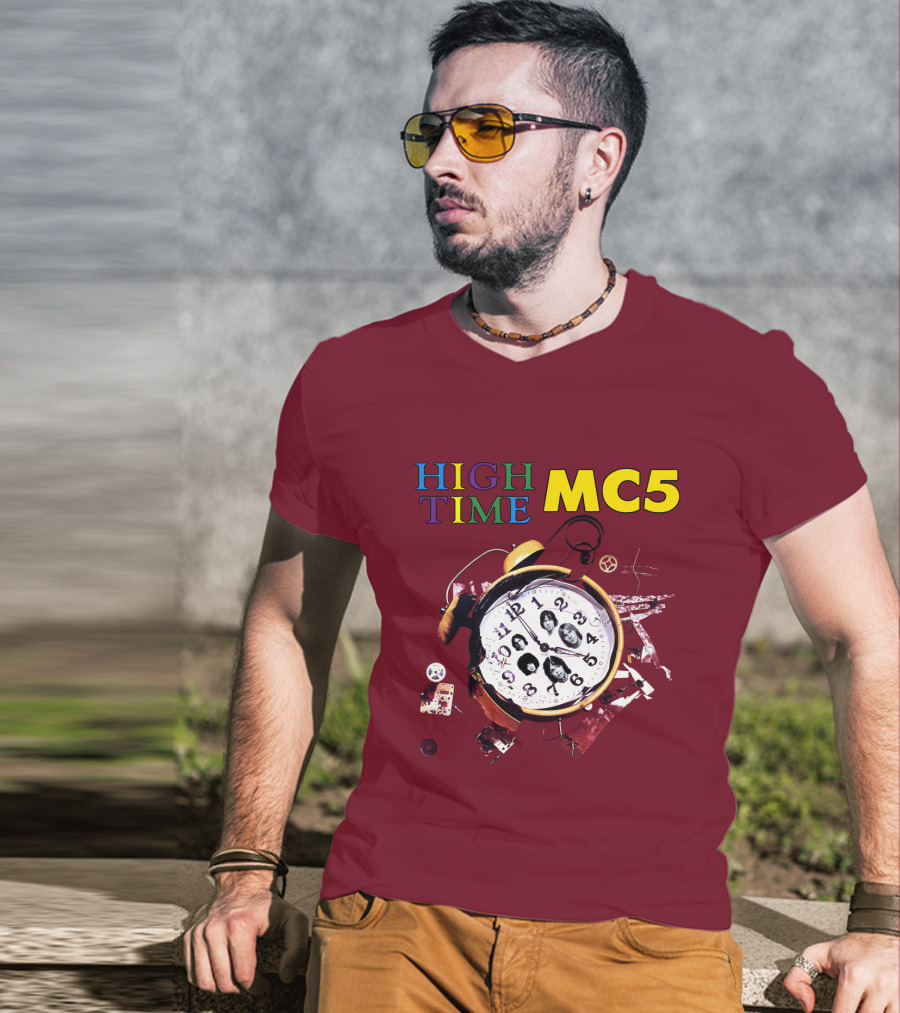 High Time Mc5 Clock T-Shirt