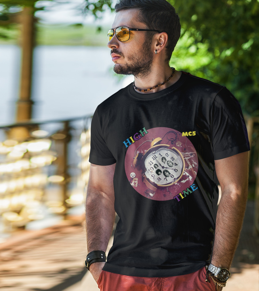 Mc5 High Time Alarm Clock Collage T-Shirt