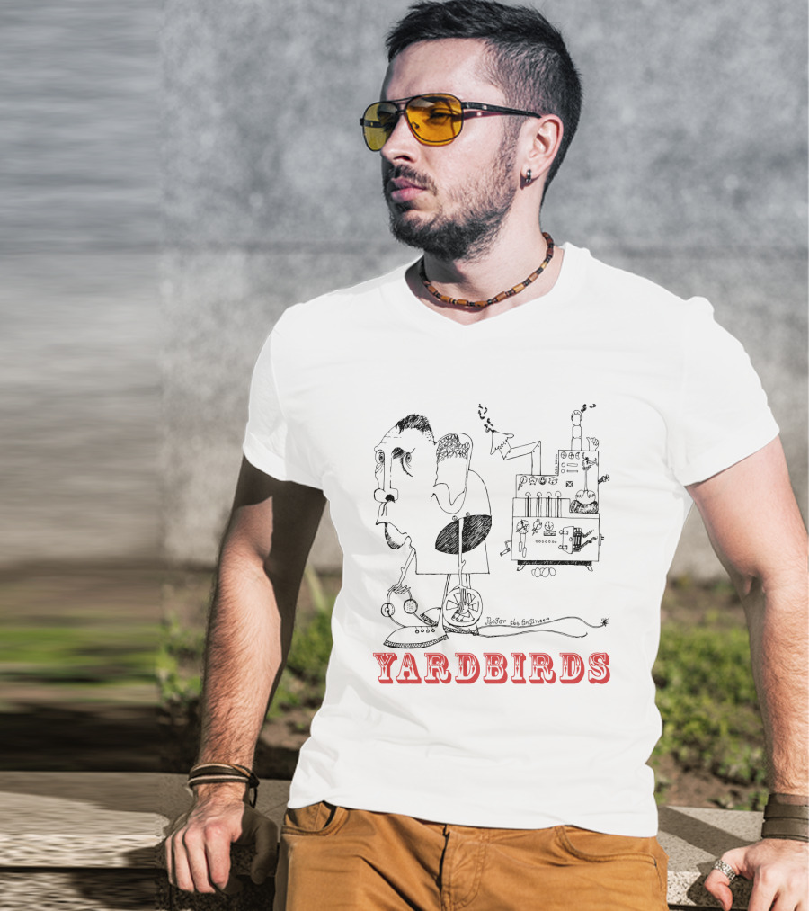 Yardbirds Roger The Engineer Drawing T-Shirt
