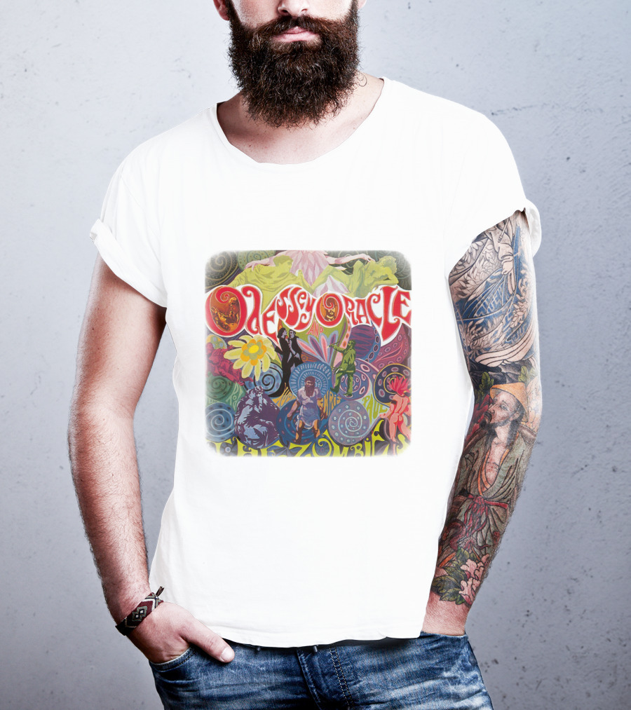 Odessey And Oracle The Zombies Psychedelic Floral T-Shirt