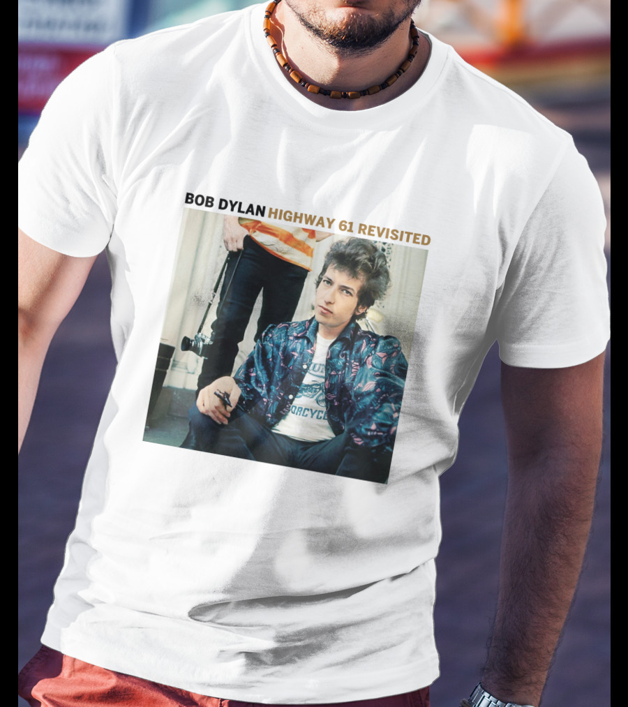 BOB DYLAN HIGHWAY 61 REVISITED 1965 ICONIC ALBUM COVER IMAGE T-Shirt