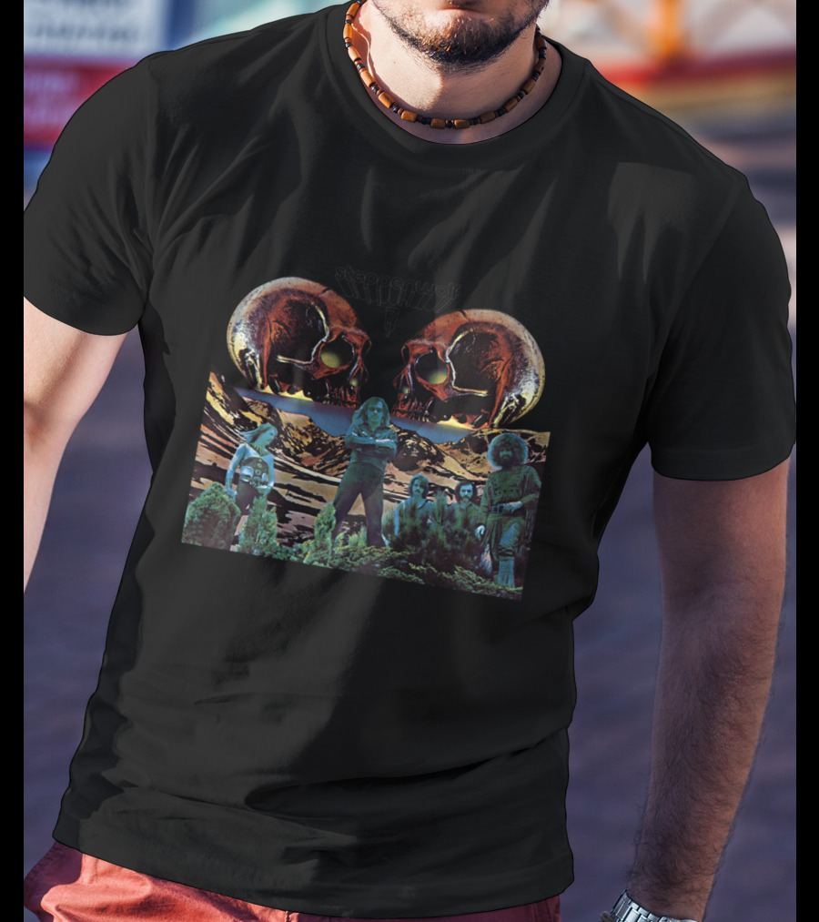Steppenwolf Band Vintage Skull Collage T-Shirt