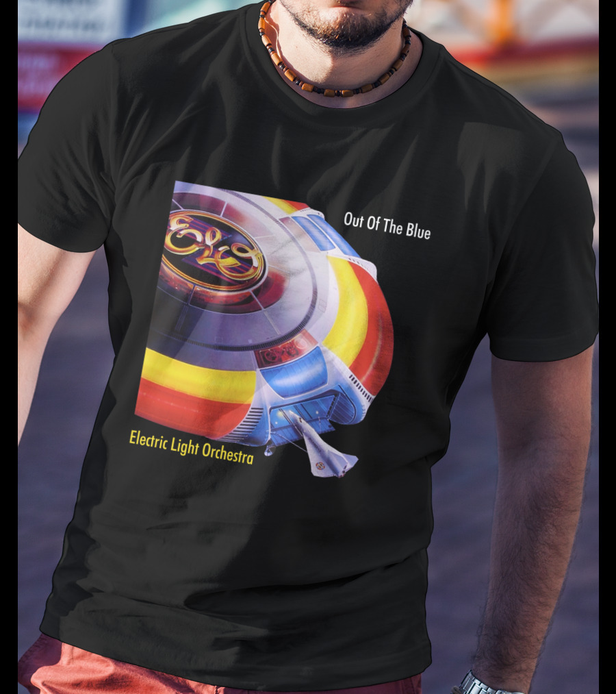 ELO Electric Light Orchestra Out Of The Blue Spaceship T-Shirt