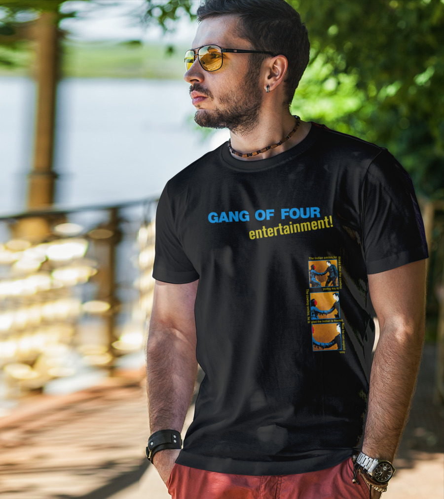 Gang Of Four Entertainment Indian Smiles Band Concept T-Shirt