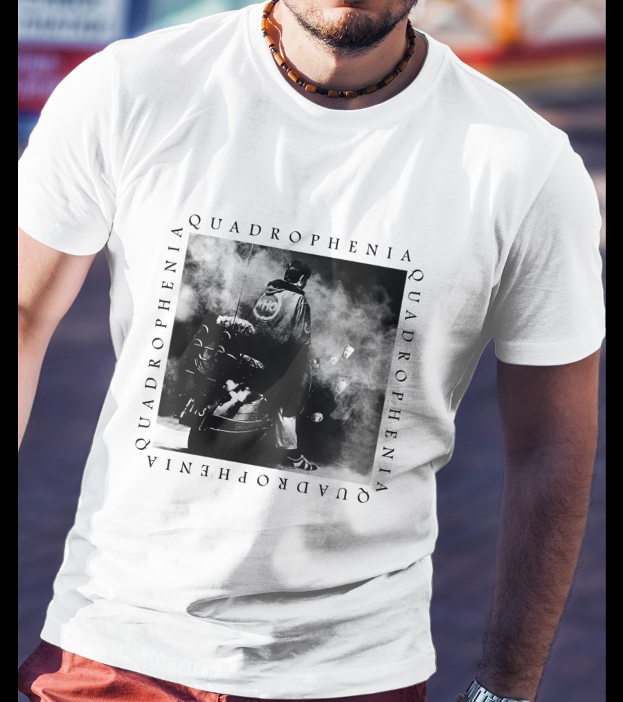 Quadrophenia The Who Motorcycle Jacket Smoke Image T-Shirt