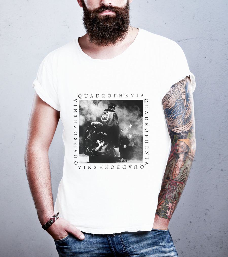 Quadrophenia The Who Motorcycle Jacket Smoke Image T-Shirt