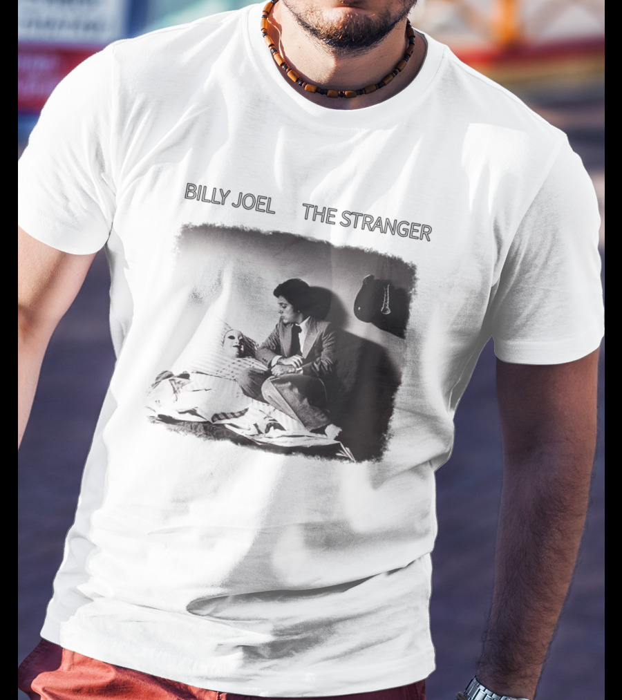 Billy Joel The Stranger Album Cover Sitting On Bed With Mask T-Shirt