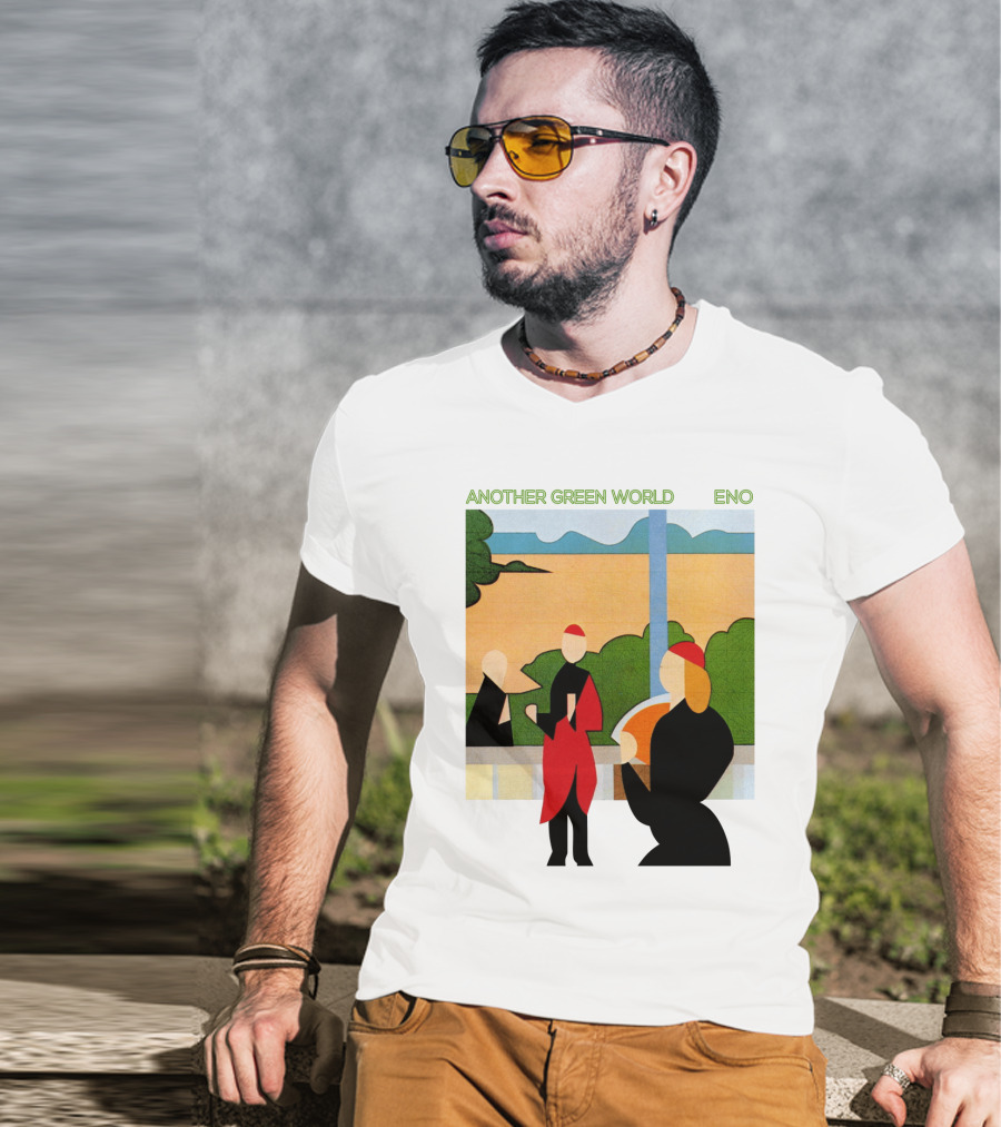 Another Green World Eno Album Artwork Geometric Figures T-Shirt