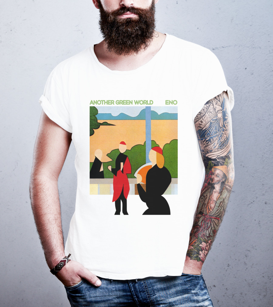 Another Green World Eno Album Artwork Geometric Figures T-Shirt