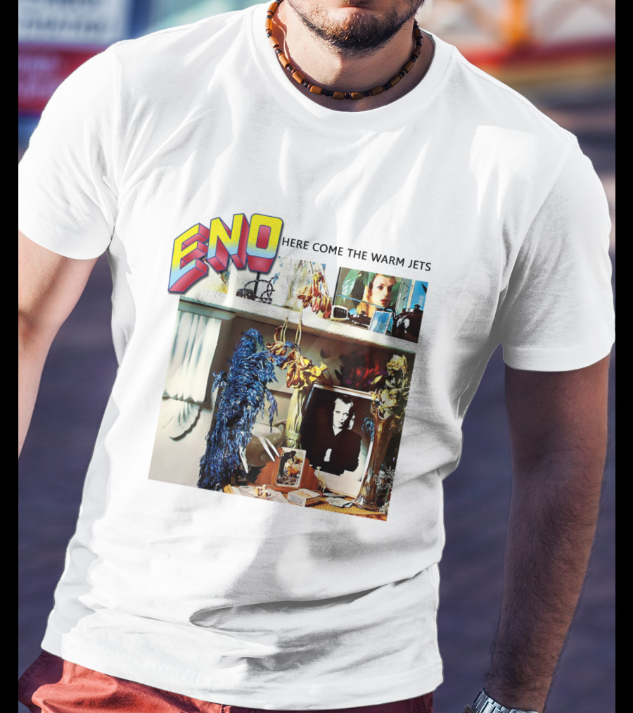 ENO Here Come The Warm Jets Vibrant Album Imagery T-Shirt