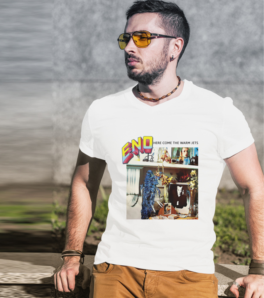 ENO Here Come The Warm Jets Vibrant Album Imagery T-Shirt