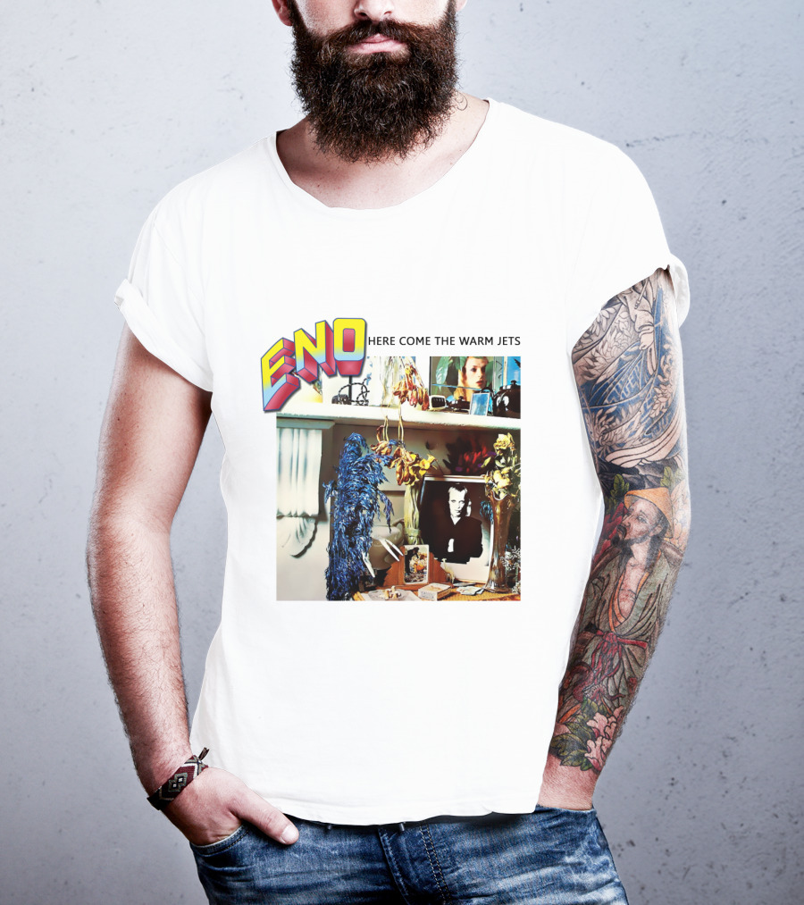 ENO Here Come The Warm Jets Vibrant Album Imagery T-Shirt