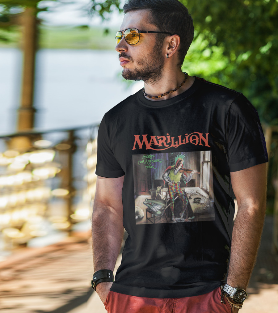 Marillion Script For A Jester's Tear Vintage Album T-Shirt