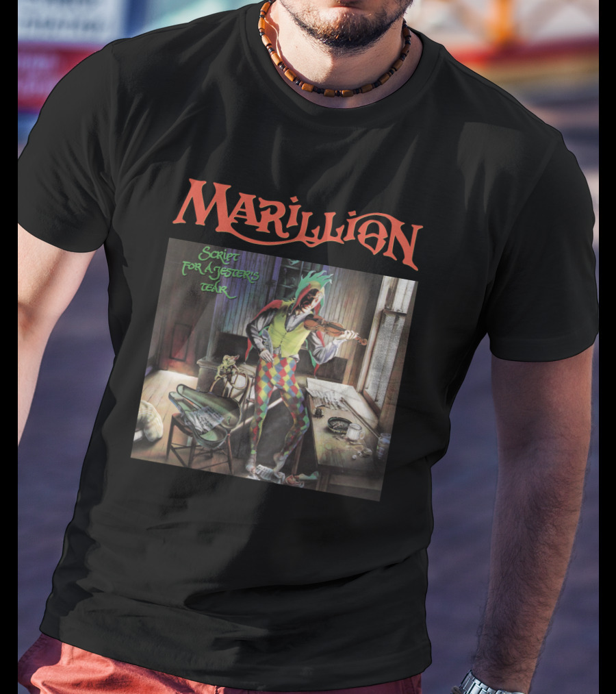 Marillion Script For A Jester's Tear Vintage Album T-Shirt