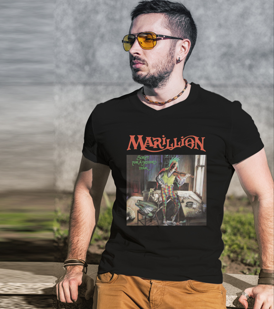 Marillion Script For A Jester's Tear Vintage Album T-Shirt