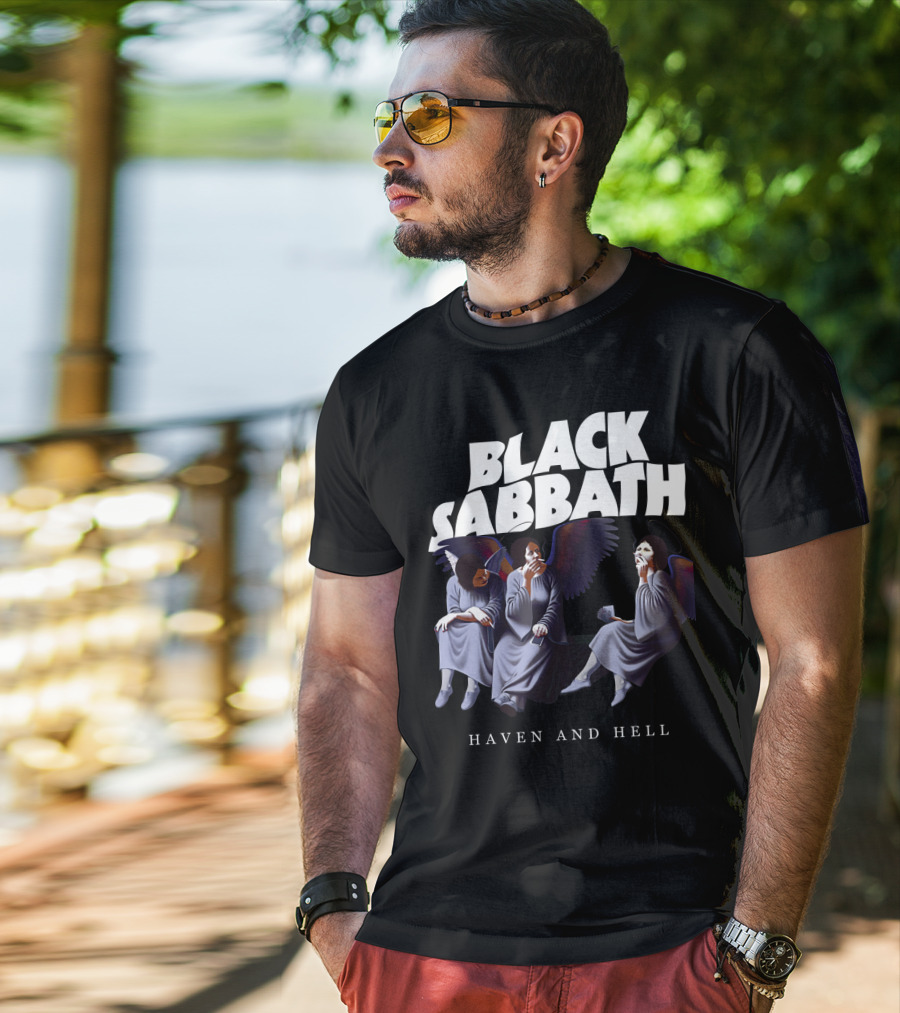 Black Sabbath Heaven And Hell Angels T-Shirt