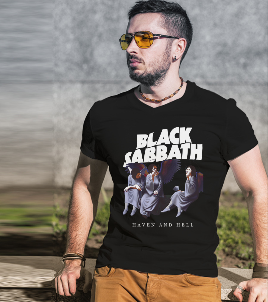 Black Sabbath Heaven And Hell Angels T-Shirt