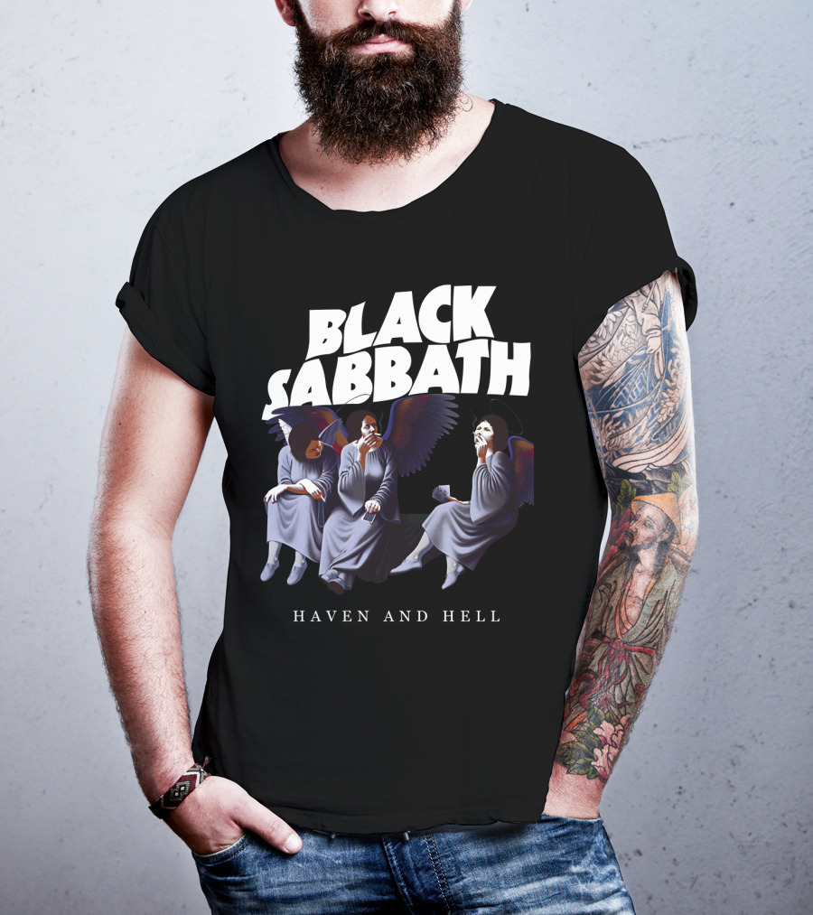 Black Sabbath Heaven And Hell Angels T-Shirt