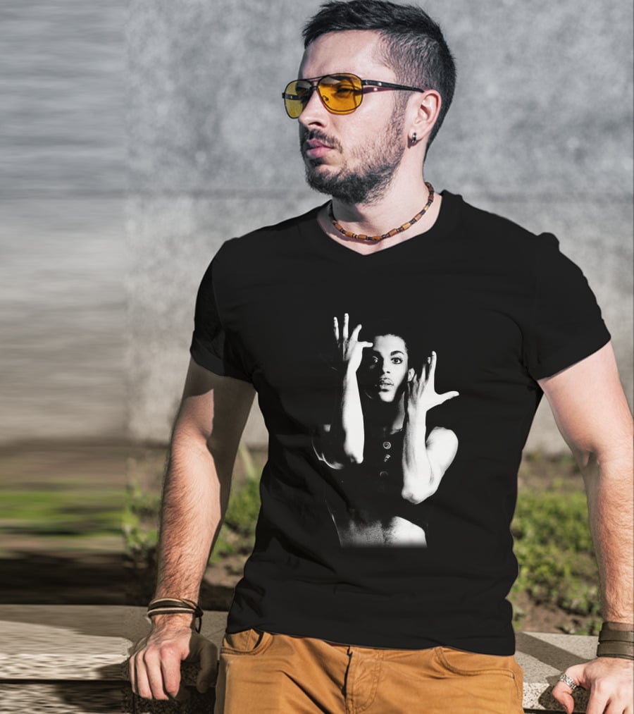 Prince Parade Black And White Iconic Pose T-Shirt