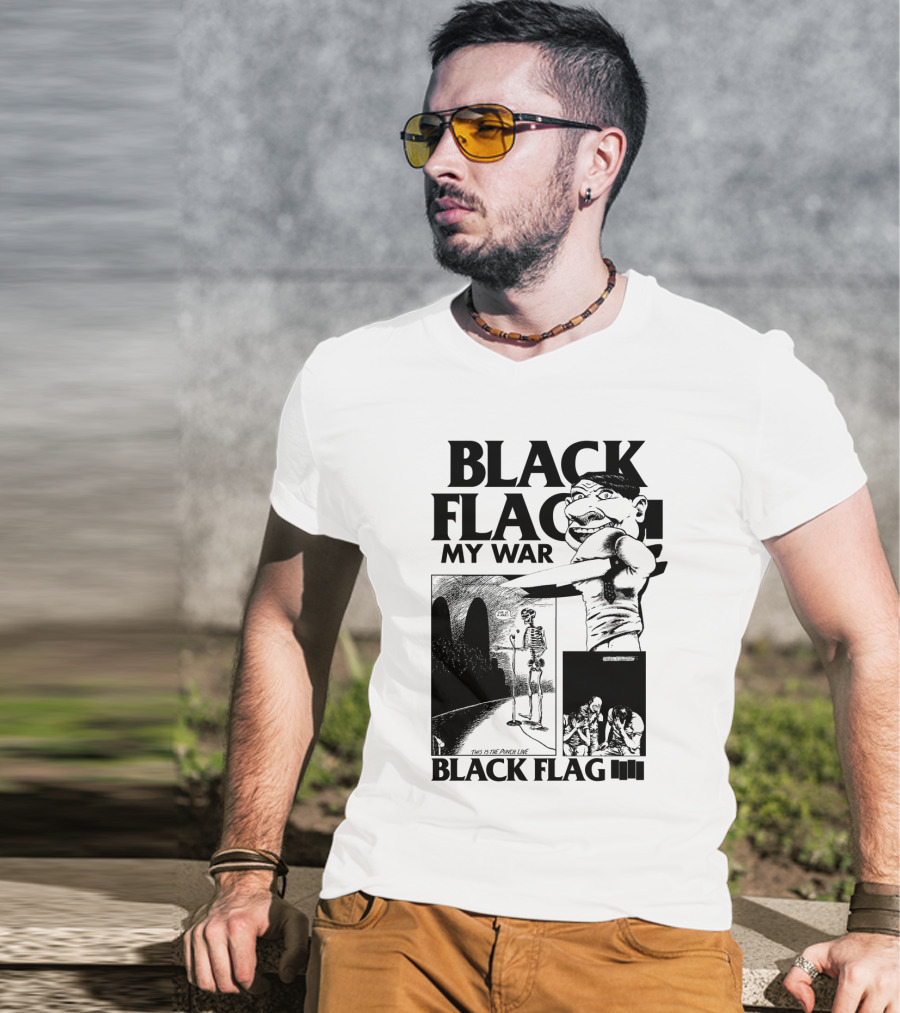 Black Flag My War This Is The Punch Line T-Shirt